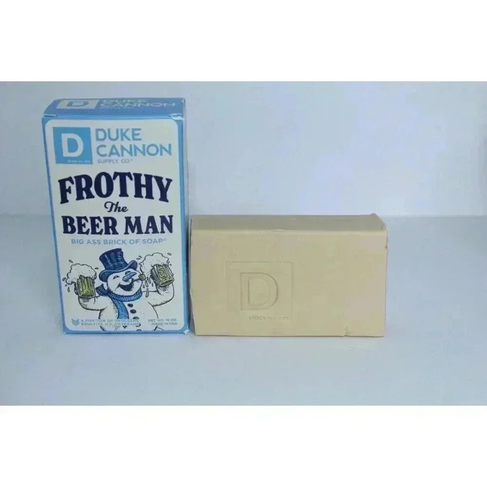 Duke Cannon Big Ass Brick of Soap 10 oz Frothy‎ The Beer Man NEW in Package